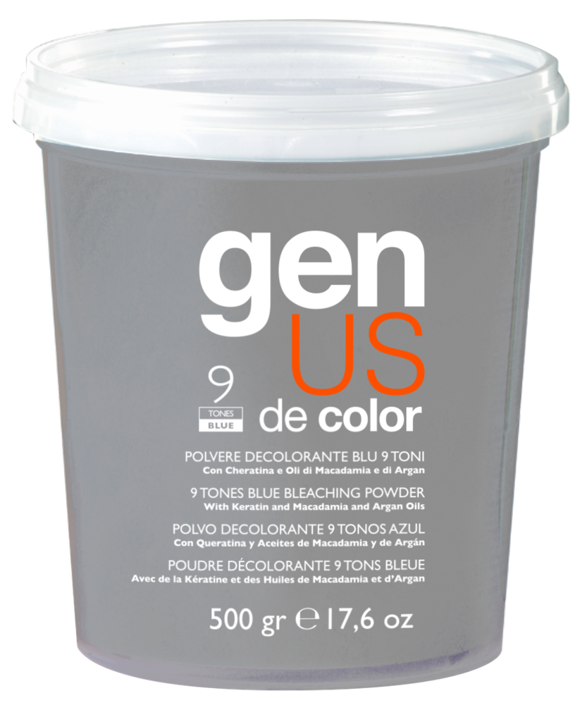 Decoloración  9 Tonos Azul 500gr